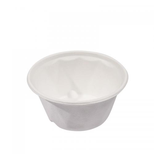 Compostable 450ml Sugarcane Bagasse Soup Cup with Lid